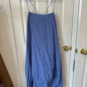 Blue Spaghetti Strap Dress